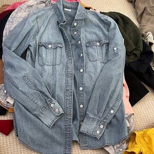 J. Crew Blue Button Down Shirt